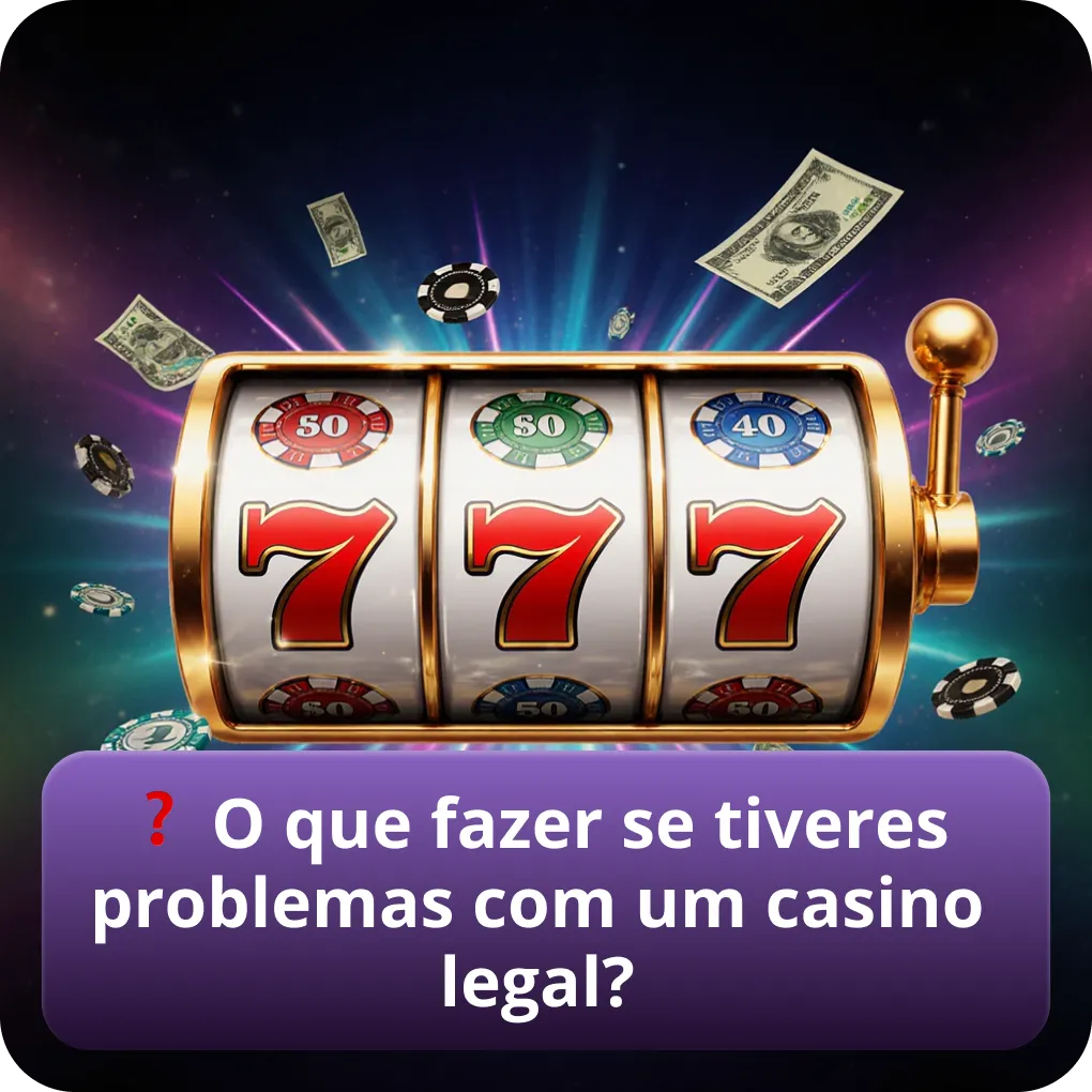 O que fazer se tiveres problemas ou disputas com um casino legal?