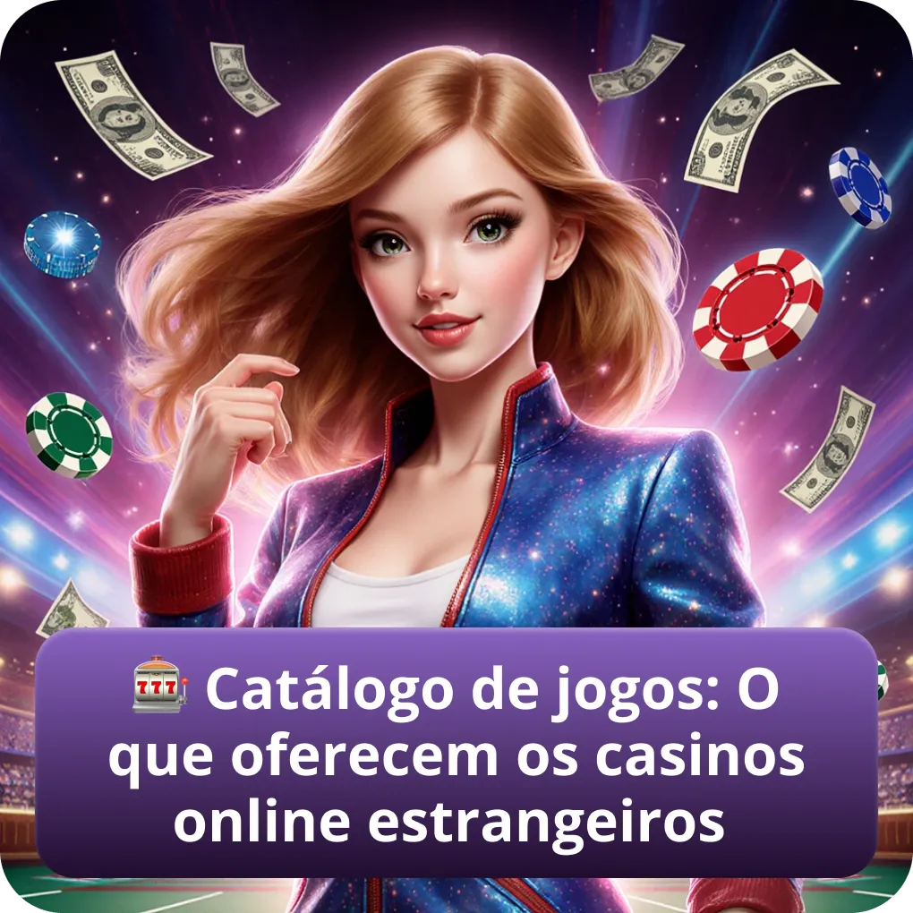Catálogo de jogos: O que os casinos online estrangeiros têm para oferecer