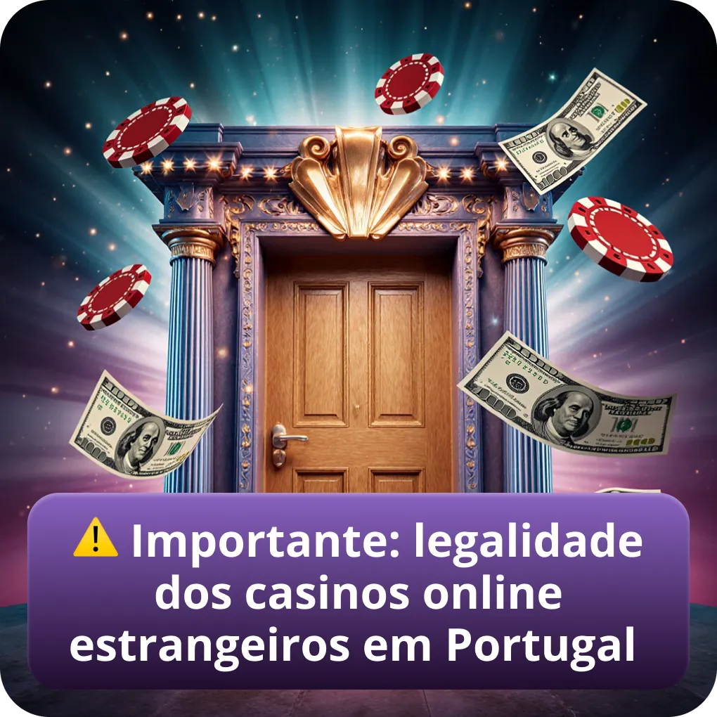 Importante: legalidade dos casinos online estrangeiros a operar em Portugal