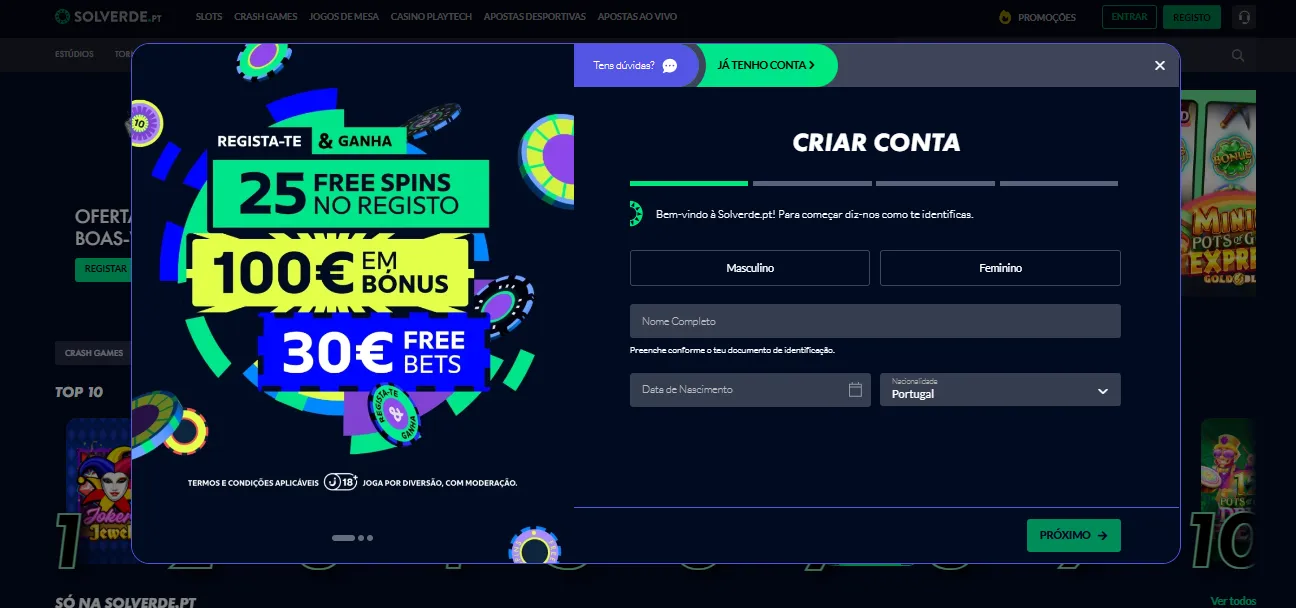 Jogos disponíveis em casinos legais em Portugal