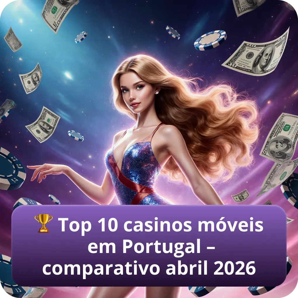 Top 10 casinos móveis em Portugal – ranking comparativo abril 2026